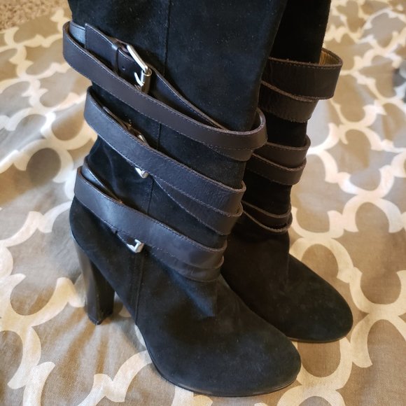 Nine West High Heel Suede Boots - Picture 4 of 4